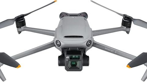 DJI Mavic 3, Drone with 4/3 CMOS Hasselblad Camera, 5.1K Video, Omnidirectional Obstacle Sensing, 46 Mins Flight, Advanced Auto Return, 15km Video Transmission, Drone with DJI RC-N1 Remote Controller