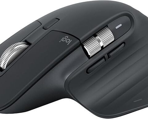 Logitech MX Master 3S - Wireless Performance Mouse with Ultra-fast Scrolling, Ergo, 8K DPI, Track on Glass, Quiet Clicks, USB-C, Bluetooth, Windows, Linux, Chrome - Graphite