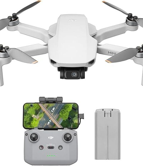 DJI Mini 4K, Drone with Camera 4K Professional, Under 249 g, 3-Axis Gimbal Stabilization, 10km Video Transmission, Auto Return, Wind Resistance, 31-Min Max Flight Time, Intelligent Flight