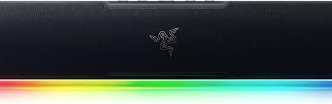 Razer Leviathan V2 X - PC Gaming Soundbar (Full-Range Drivers, Compact Desktop Form Factor, USB Type C Power and Audio Delivery, Bluetooth 5.0) Black
