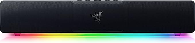 Razer Leviathan V2 X - PC Gaming Soundbar (Full-Range Drivers, Compact Desktop Form Factor, USB Type C Power and Audio Delivery, Bluetooth 5.0) Black