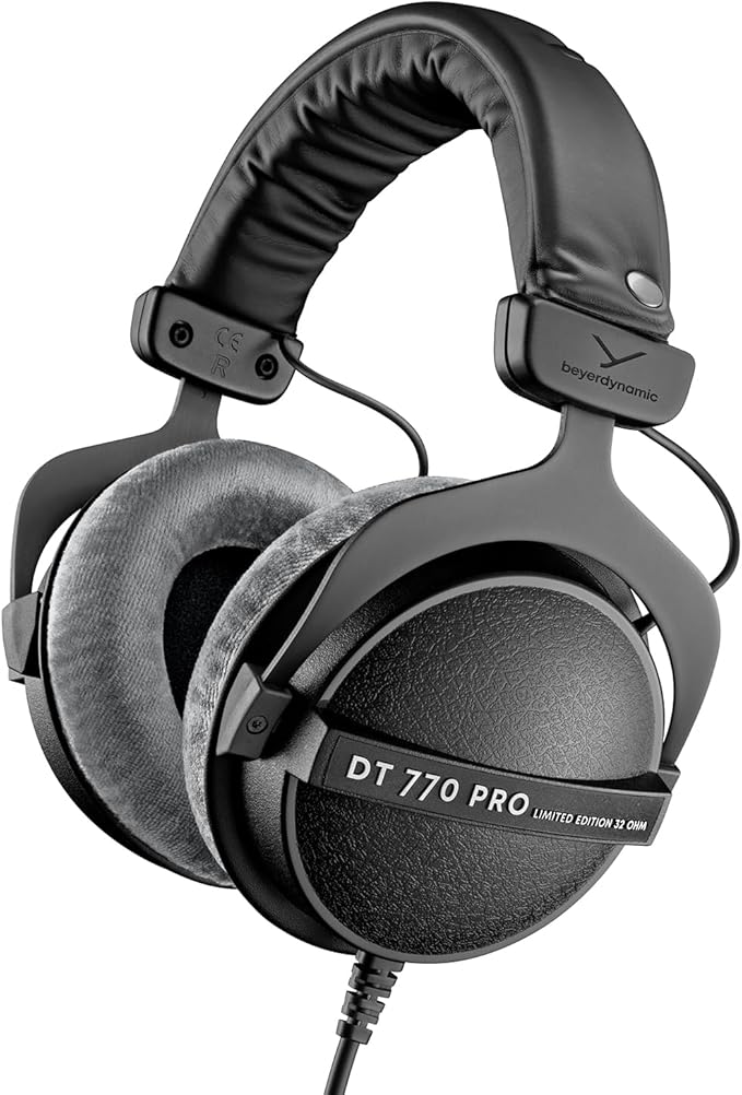 beyerdynamic DT 770 Pro 32 Ohm Studio Headphone, Grey (DT 770 Pro 32 Ohm Grey)