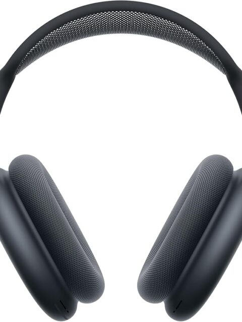 Apple AirPods Max Wireless Over-Ear Headphones, Pro-Level Active Noise Cancellation, Transparency Mode, Personalised Spatial Audio, USB-C Charging, Bluetooth Headphones for iPhone, Midnight 