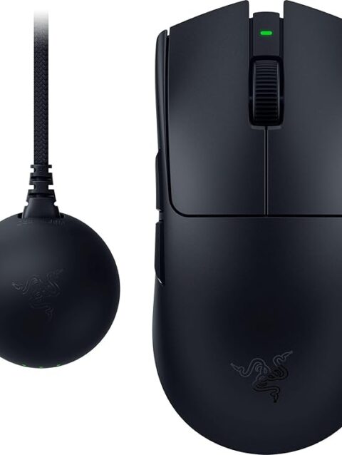 Razer Viper V4 Pro - Wireless symmetrical e-sports gaming mouse - Ultra-lightweight 49g - HyperSpeed Gen-2 up to 8 KHz polling - Focus Pro 50K sensor - Optical scroll wheel - PC/Mac | Black